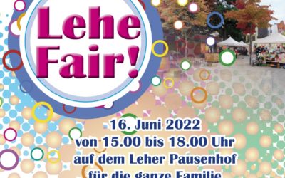 Lehe Fair! Familienfest auf dem Leher Pausenhof am 16.06.22