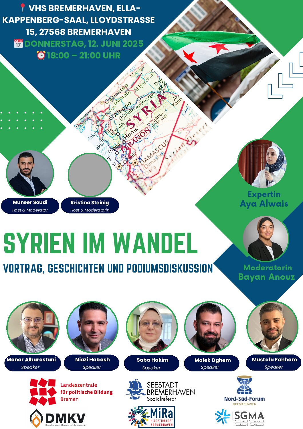 Veranstaltung „Syrien im Wandel“ am 12.05.25
